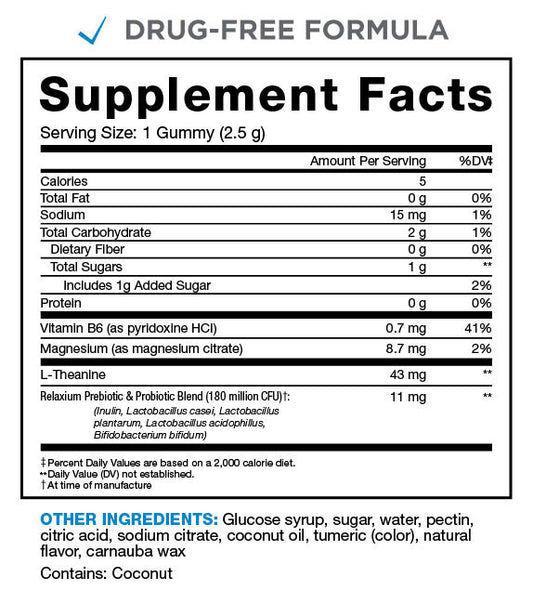 RELAXIUM® CalmQuick Gummies