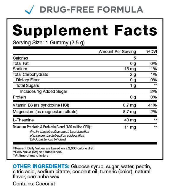 RELAXIUM® CalmQuick Gummies