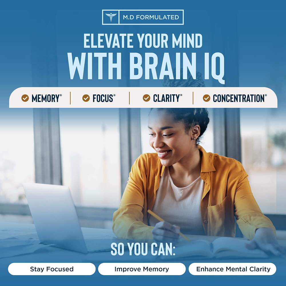 RELAXIUM® Brain IQ Memory & Focus Support Capsules V3