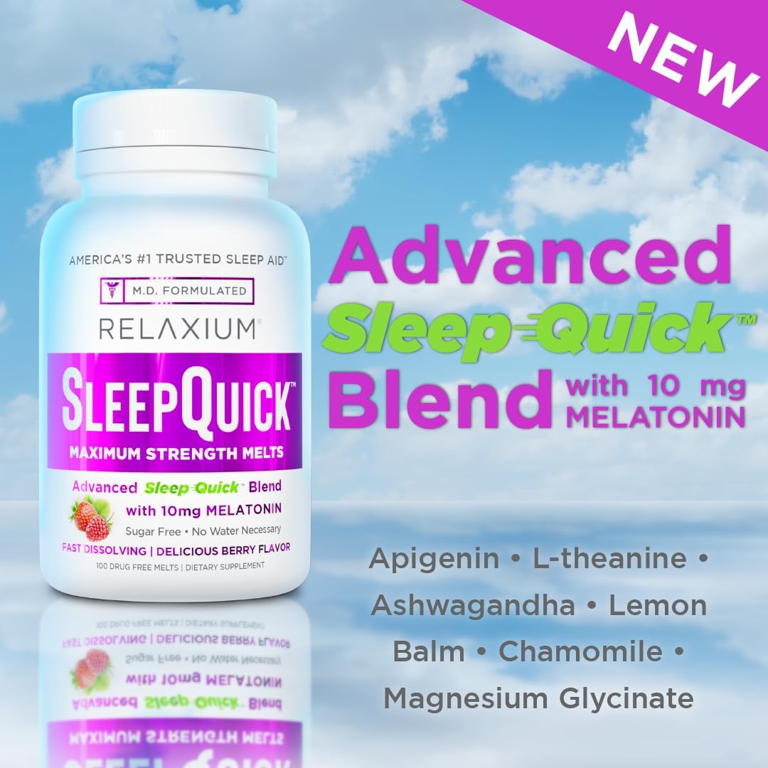RELAXIUM® SleepQuick Maximum Strength Melts