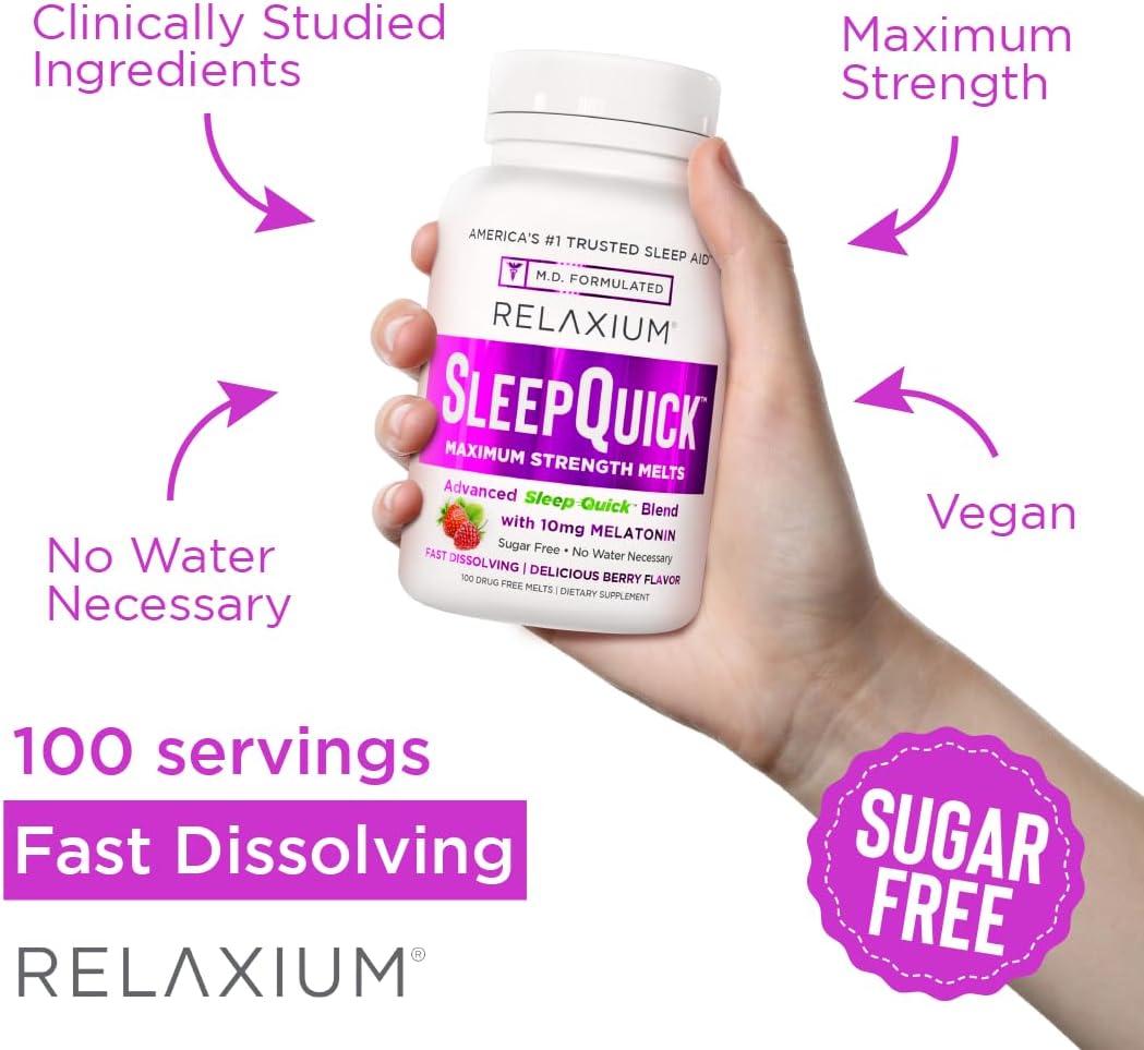 RELAXIUM® SleepQuick Maximum Strength Melts