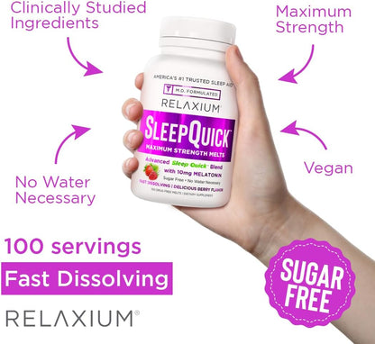 RELAXIUM® SleepQuick Maximum Strength Melts