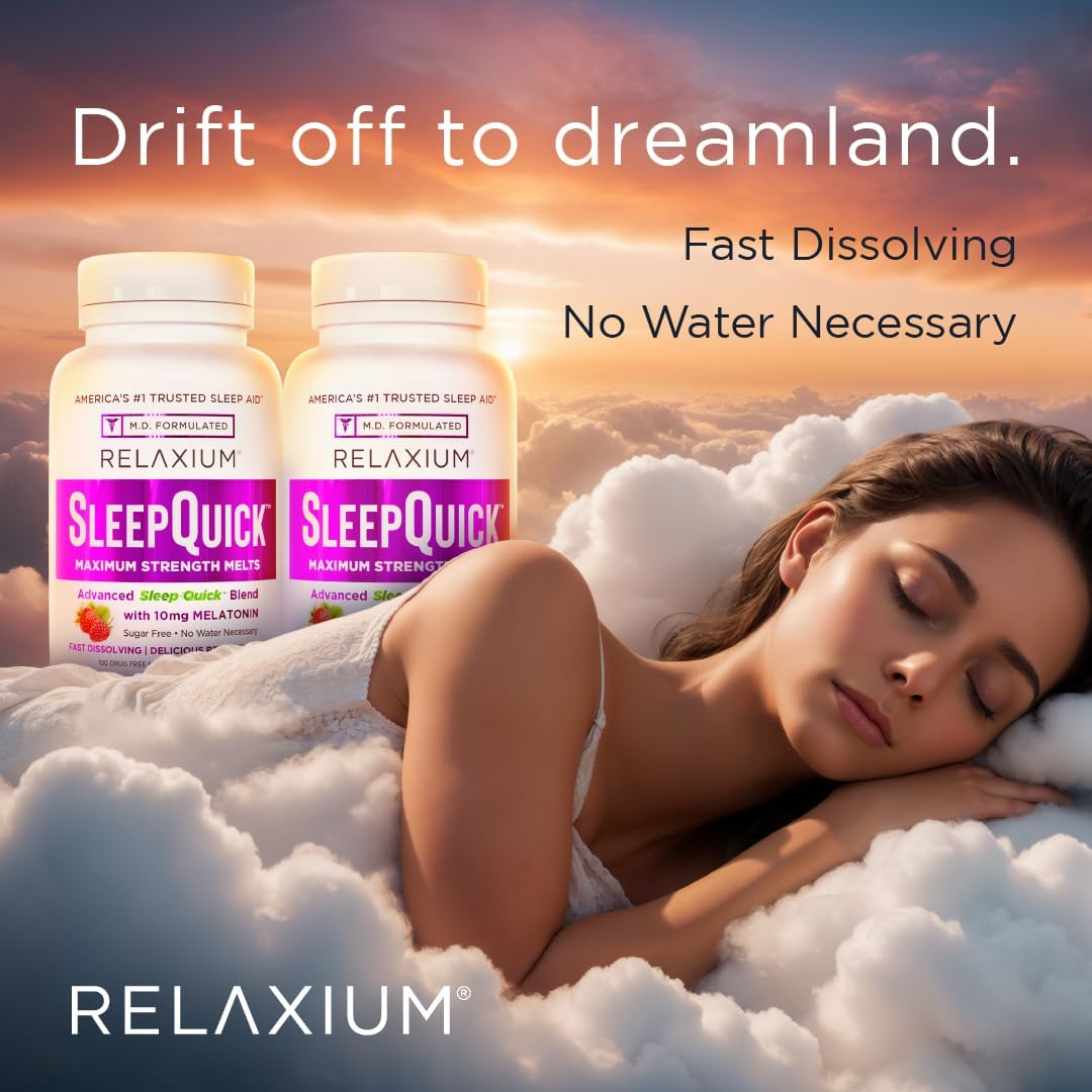 RELAXIUM® SleepQuick Maximum Strength Melts